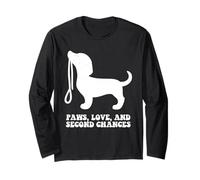 Paws Love Adopt A Pet Dog Adozione Puppy Lover Animal Rescue Maglia a Manica