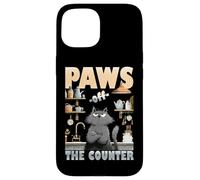 Paws off the counter Custodia per iPhone 15