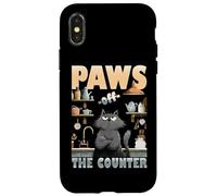 Paws off the counter Custodia per iPhone X/XS
