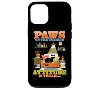 Paws on the cushion attitude in the air Custodia per iPhone 12/12 Pro