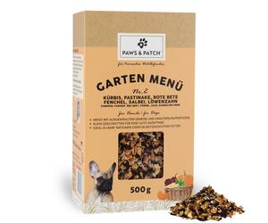 PAWS&PATCH menu giardino N. 2 per cani 500 g fiocchi