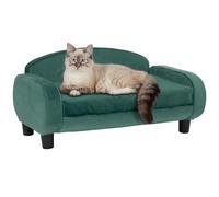 Paws & Purrs Divano moderno per animali domestici, 80 cm di larghezza x 49,5 cm di profondità, con schienale basso, con coprimaterasso rimovibile