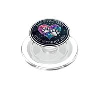 Pawsitive Vibes Amore Senza Fine Gatto Cane Proprietario Mamma Papà Amante PopSockets PopGrip per MagSafe