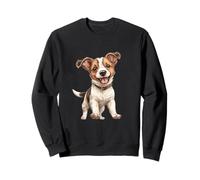 Pawsitively Adorable: Un Omaggio a Jack Russell Joy! Felpa