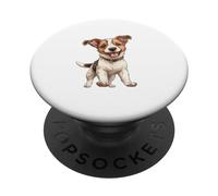 Pawsitively Adorable: Un omaggio a Jack Russell Joy! PopSockets PopGrip Adesivo
