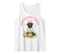 Pawsitively Easter Labrador Retriever Orecchie da Coniglio Uova Primavera Canotta