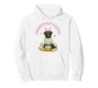 Pawsitively Easter Labrador Retriever Orecchie da Coniglio Uova Primavera Felpa con Cappuccio