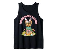 Pawsitively Easter Yorkshire Terrier Orecchie Coniglietto Uova Carine Canotta