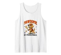 Pawsome At Pickleball Carino Cucciolo Amante Sport Canotta