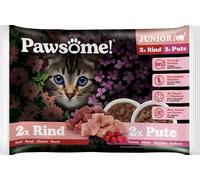 Pawsome! Junior Manzo e Tacchino Mixpack 4 x 85 g - 340 g
