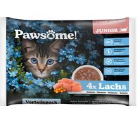 Pawsome Junior 4 x 85 g umido per gatto - Salmone