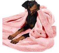 Pawsse Coperta in pile per cani, lavabile, morbida, calda, peluche, soffice, Sherpa, Coperte per cani, gatte, doppio spessore, 152 x 127 cm