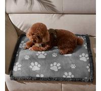 Pawsse Coperta per Cani Impermeabile, Tappetino per Cani Lavabile, Peluche Sherpa Morbida Coperta per Divano per Cani Cuccioli Gatti, 125x75 cm