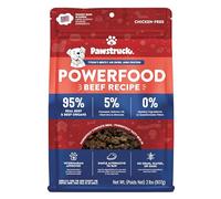 Pawstruck Cibo naturale essiccato all'aria per cani con vera carne di manzo, senza cereali, prodotto negli Stati Uniti, non OGM e raccomandato dai veterinari, ingredienti ad alto contenuto proteico,