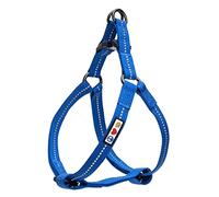 Pawtitas Pettorina Cane Taglia Media Pettorina riflettente per Cani Riciclata Pettorina Senza Tirare per Cani di Colore Blu