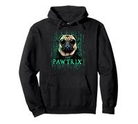 PAWTRIX - Divertente carlino giallo in un film iconico, Natale Felpa con Cappuccio