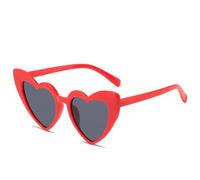 PawUniscript Occhiali da sole retrò a forma di cuore da 2 pezzi con protezione UV400 - Occhiali vintage for gli amanti della moda