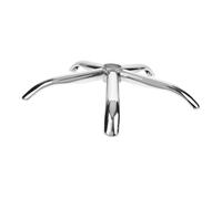 PawwJoy Base di ricambio per sedia da ufficio, con meccanismo in acciaio, base girevole argentata da 45,9 cm, facile da installare, per uso domestico e ufficio