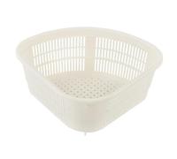 PawwJoy Cestello di scarico per lavello da cucina, colino angolare per spazzatura, verdura, frutta, cibo, 18,5 x 23,3 x 10,6 cm