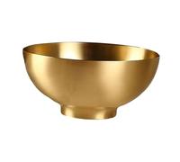 PawwJoy Ciotola decorativa in ottone contenitore acqua ciotola per tempio decorazione casa soggiorno regalo facile da pulire 2 opzioni di dimensioni - grande