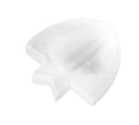 PawwJoy Ciotola di cristallo di selenite per meditazione spirituale, per conservare gioielli e purificare l'energia, pietra naturale, decorazione per la casa, regalo, 12 cm
