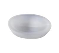 PawwJoy Ciotola in selenite per gioielli, per comodino, supporto per pietra in gesso, centrotavola per decorazione domestica, organizer in cristallo per camera da letto e ufficio, ovale