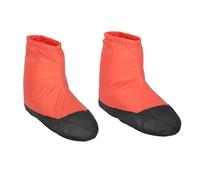 PawwJoy Duck Down - Pantofole isolate per campeggio invernale e ciclismo, impermeabili, antivento, in nylon 20D 400T, con custodia, Colore Rosso L, 9 Months Infant