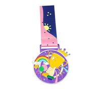 PawwJoy Medaglia premio per bambini e adulti, ricompensa creativa motivazionale per la partecipazione della squadra, trofeo per giochi sportivi, opzioni oro argento bronzo - argento