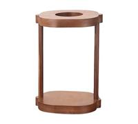 PawwJoy Scaffale in legno per versare sopra il caffè, supporto in legno di noce, per casa, ufficio, bar, stile a