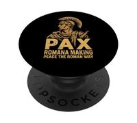 Pax Romana Fare Pace alla Via Romana Impero Romano PopSockets PopGrip Adesivo