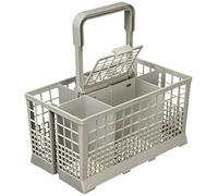 Paxanpax 68-BS-01 Cestello portaposate universale, Per lavastoviglie Bosch, Hotpoint, Neff, Siemens, Smeg, Grigio, 24 x 13.5 x 12.5 cm [etichetta in lingua italiana non garantita]