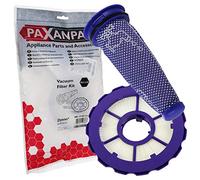 Paxanpax PFC1258 - Kit filtro pre e post motore compatibile per Dyson DC50, bianco
