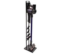 Paxanpax PFC764_06, PFC764F - Supporto per aspirapolvere senza fili e accessori per Dyson V7, supporto per aspirapolvere, rastrelliera, design in metallo, non necessita di forare il muro, grigio scuro
