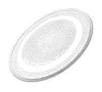 Paxanpax 75-UN-03 Piastra Universale per Giradischi a microonde con Profilo Piatto, 245 mm, Vetro, Trasparente