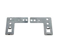 Paxanpax PLD1587 Compatibile per BSH Bosch, Neff, Siemens Multi-Model Fitting Kit di fissaggio staffa lavastoviglie (00165778), argento
