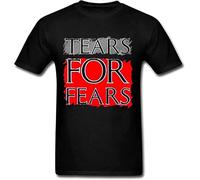 PAXINROU Comfortable On Tears Fears Band Music Males T-Shirt Black L