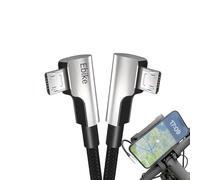 PAXO Cavo di ricarica micro USB da 15 cm compatibile con Bosch Smartphone Grip, cavo micro USB, adatto ai computer da bici Bosch Smart System: Smartphone Hub, Grip e Cobi Bike
