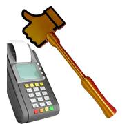 Pay Wand - Bastone porta carte contactless antifeudo per pagamenti giocattolo per cosplay,Stampato in 3D a forma di pollice per carte - Per Bambini Adulti Feste Burla