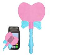 Pay Wand - Star Heart Accent, Storage Sleeve Tool with Classic Look, Resin Layer with Build, Holder Styling Compact Feature, Lifestyle Supplies for Men, Kids, Friend, Family, Shopping, Travel,