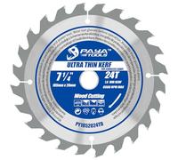 PAYA TCT - Lama per sega circolare Ø 185 mm x 20 mm, 24 denti, taglio ultra sottile, accessorio per sega circolare, taglio fai da te, legna da ardere per pallet, legno, ecc. PY1852024TD