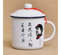 PAYNAN 450 m Nostalgic Classics Tazza in ceramica con coperchio Cina Mao Zedong Retro Bere Vetro Ufficio Creativo Teiera Imitazione Smalto Tazza
