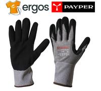 PAYPER 12 paia GUANTI 01-501 Spalmato Nitrile Antitaglio Robusto Fibra di Vetro