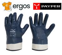 PAYPER 12 paia GUANTI TANK NBR4 Rivestito Cotone Spalmato Manichetta Robusto