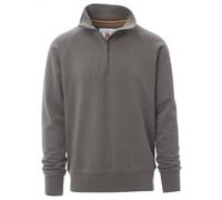 PAYPER AUSTIN Felpa da Uomo con Mezza Zip in Cotone 100% Senza Cappuccio Lavoro