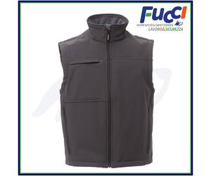 Payper BERING Gilet Softshell Uomo Smanicato Lavoro Impermeabile Traspirante