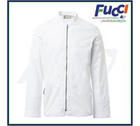 Payper BOSS Giacca da Cuoco Uomo Traspirante con Zip Centrale in Ripstop Stretch
