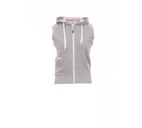 Payper BOXER+ LADY Felpa Donna Senza Maniche Smanicato Con Cappuccio Zip Intera