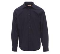Payper BRIGHTON Camicia Da Uomo Sfiancata Manica Lunga Lavoro Cotone Tinta Unita