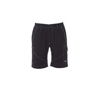 PAYPER Caracas Bermuda da Uomo 100% Cotone Chiusura Zip Tasca Porta Metro Posteriore Bande Reflex Grigio Smoke (3XL)