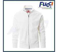Payper CLASS+ Felpa Uomo Zip Intera Cotone Poliestere Garzata Lavoro Sport